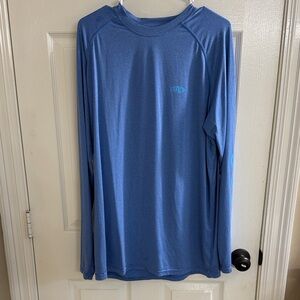 Aftco Men's Blue Long Sleeve Shirt